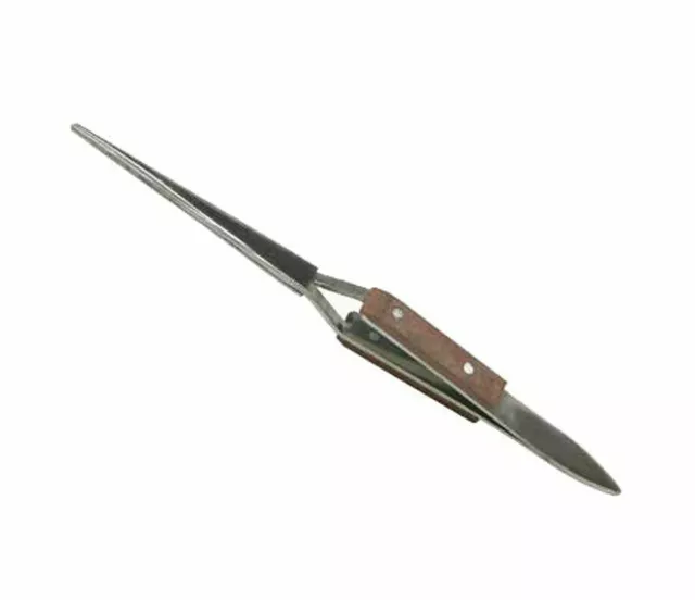 Cross-Lock 160 mm Fasergriff Pinzette (6,5") in geraden, gebogenen und L-förmigen Spitzen 3