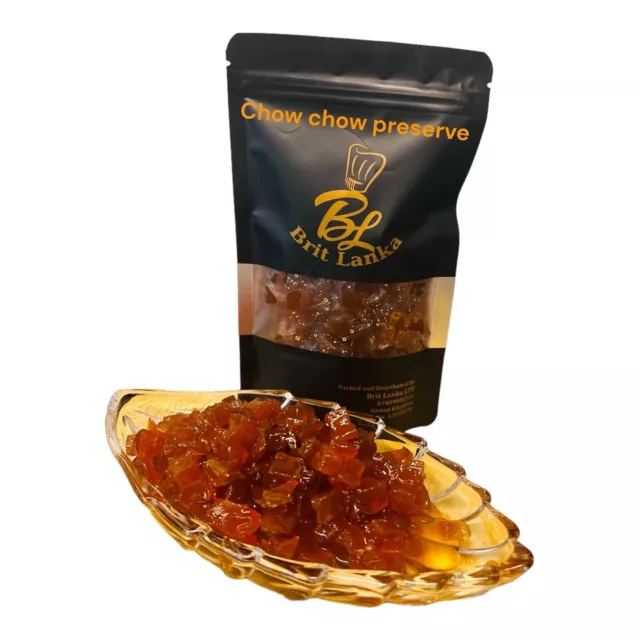 Conserve Chow Chow tritato naturale Ceylon sciroppo puro 100% 100 g