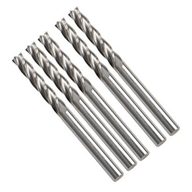 1/8" 3mm End Mill 4 Flute 5PCS Cutter CEL Tool High Quality Replacement