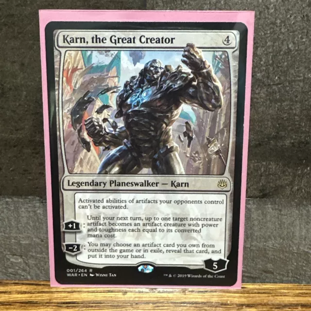 Karn Liberated FOIL Borderless MTG Double Masters Mythic NM-M Pack Fresh x1