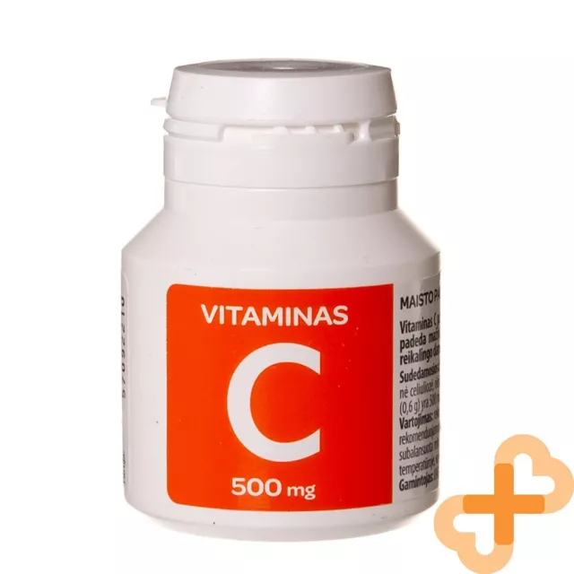 VALENTIS Vitamin C Ascorbic Acid 500mg 50 Tablets Immune System Supplement