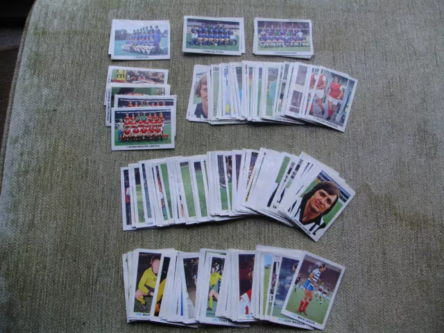 10 FKS soccer stars stickers 1977/78. Choose from list.