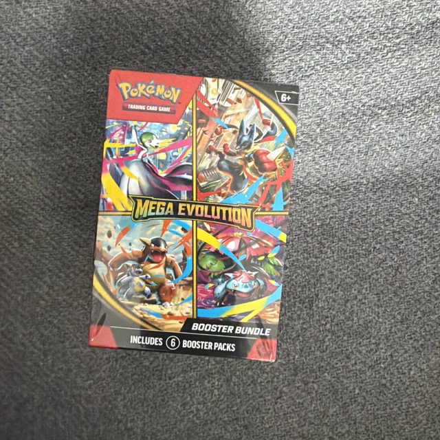 POKÉMON TCG: MEGA Evolution Booster Bundle (6 Packs) - BRAND NEW SEALED ...