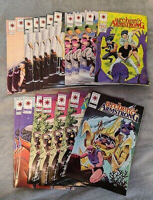 Vintage Valiant Comics Archer & Armstrong Lot of 18 Comics #18-29,22,12,15,17