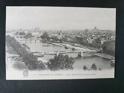 CPA 75 Panorama de PARIS - Vue des Ponts vers la Cité