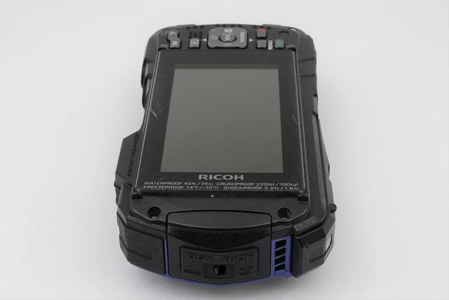 【Near Mint】RICOH Waterproof digital camera RICOH WG-40 Blue  From Japan 5