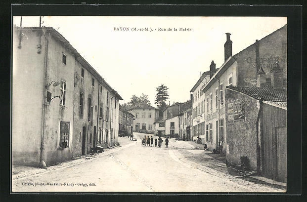 CPA Bayon, Rue de la Mairie