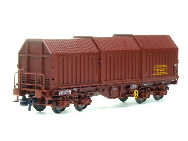 ROCO HO 4392 B, WAGON COUVERT A PORTE COULISSANTE FOURGON TYPE EUROP UIC SNCF Gs | Laur'Art