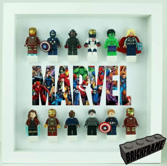 Display frame / case to display Lego Marvel Minifigures