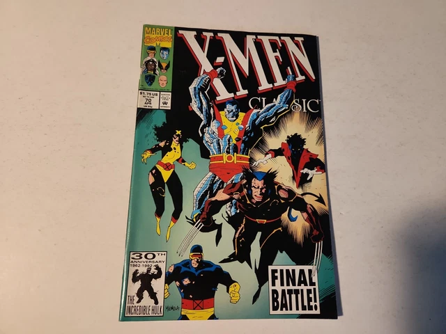 X-Men Classic #70 Mike Mignola Cover ~Marvel ~Nice grade, hard to find issue