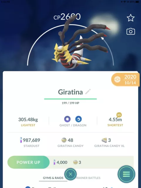 Lucky trade with my buddy Brianbr831 giratina origin and reshiram