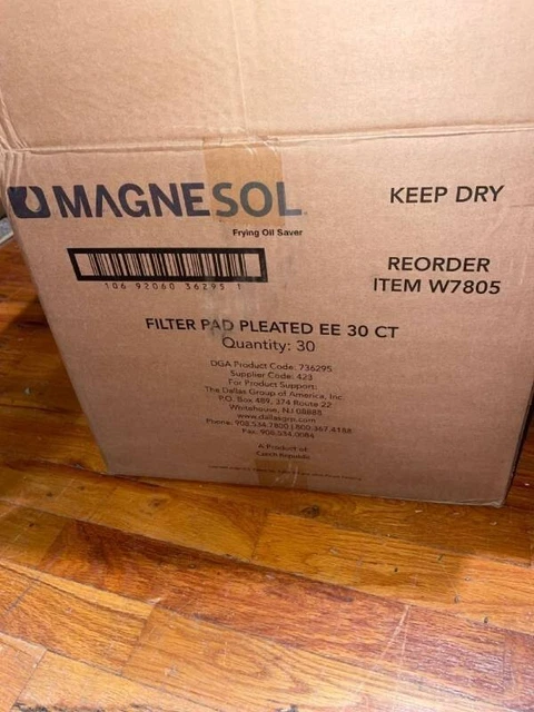 Magnesol Filter Pad Pleated  EE  (￼ Qty 30 )
