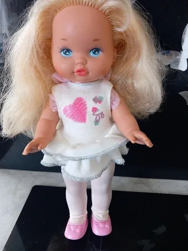 mattel 12inch doll her hair changes colour lil make up 1988
