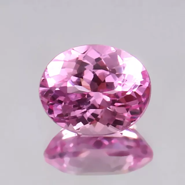 AAA Grade Natural Flawless Ceylon Pink Sapphire 10x8 MM Oval Loose Gemstone Cut