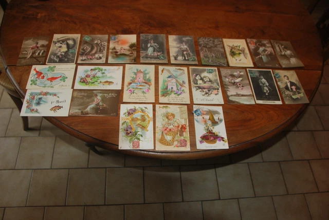 Lot De 12 Cartes Postales Uniques Inge Look - Illustrations Joyeuses Et Humoristiques - Format 14,7 X 10,5 Cm