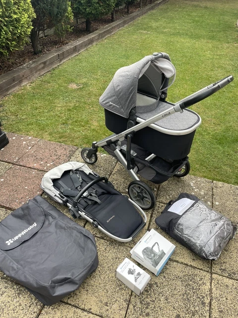 UPPABaby Vista Cruz 2020/Pushchair/Pram/Carrycot/Bassinet/Accessories/Grey