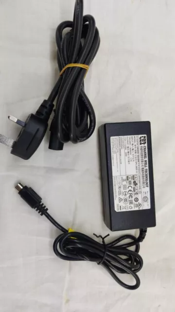 Genuine Cwt Channel Well Technology Ac Adapter Kpl-060F-Vi 12V 5A 4 Pin Din