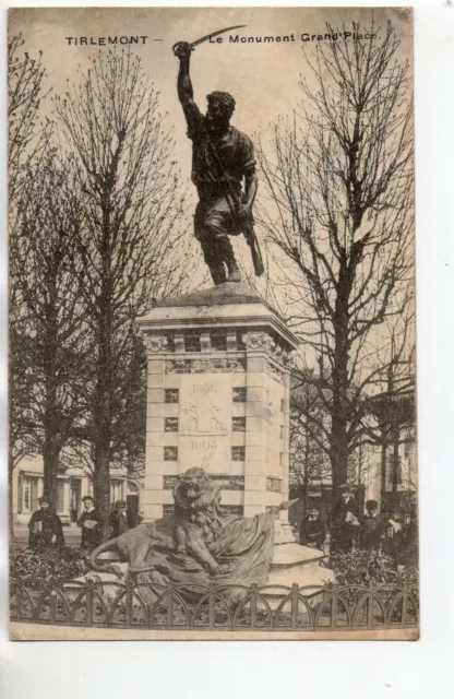 BELGIQUE - BELGIE - Old Postcard - TIRLEMONT - Monument des Combattants de 1830