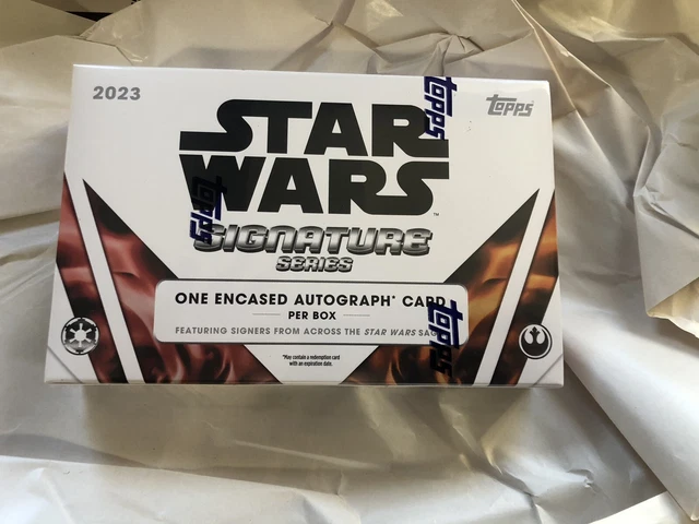2023 Topps Star Wars Signature Series Box- 1 Encased Auto Per Box