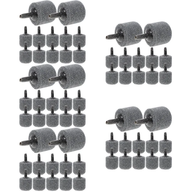 60 Pcs Sandstone Bubble Aquarium Air Diffuser Fish Tanks