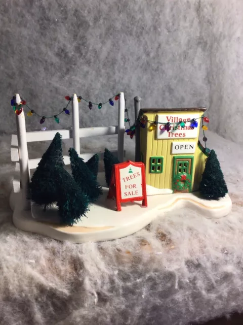 Department 56 Snow Village Christmas Tree Lot Accessory 5138-1 No Box