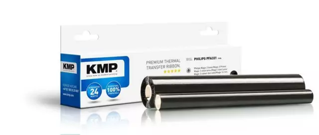 KMP Thermo Faxrolle kompaitbel mit Philips Magic 3-2 PFA-331 schwarz PFA331 blac