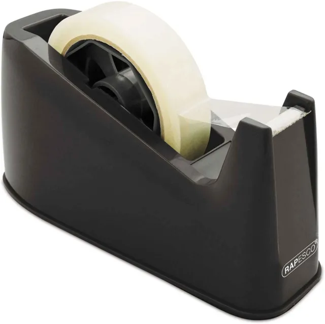 Rapesco Heavy Duty Desktop Tape Sellotape Rolls Dispenser Office Parcel Packing