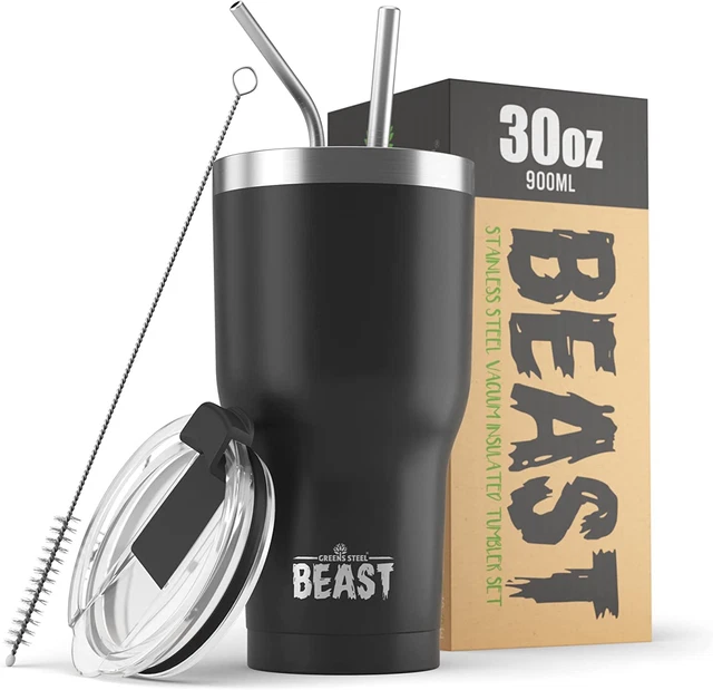 Beast 30 Oz Tumbler Stainless Steel Vacuum Insulated Coffee Ice Cup Double Wall