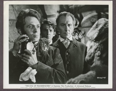 THE EVIL OF Frankenstein 1964 Original w/Caption Peter Cushing Hammer ...