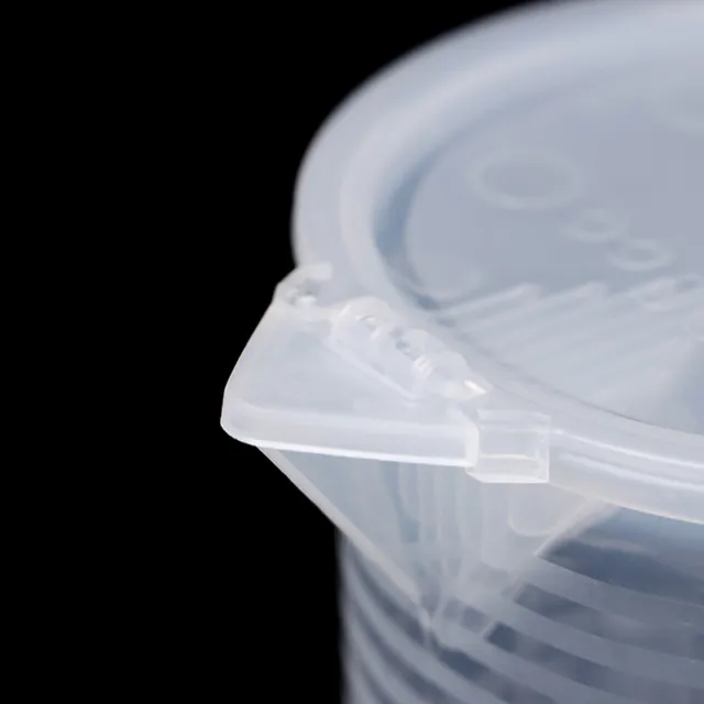 1Pc Plastic Liquid Measuring Cup Jug Pour Spout Surface With Lid Measuring TA_N8