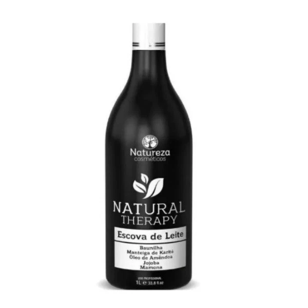 Natureza Natural Therapy Escova de Leite Formol Libre Reductor de Volumen Natural 1 L