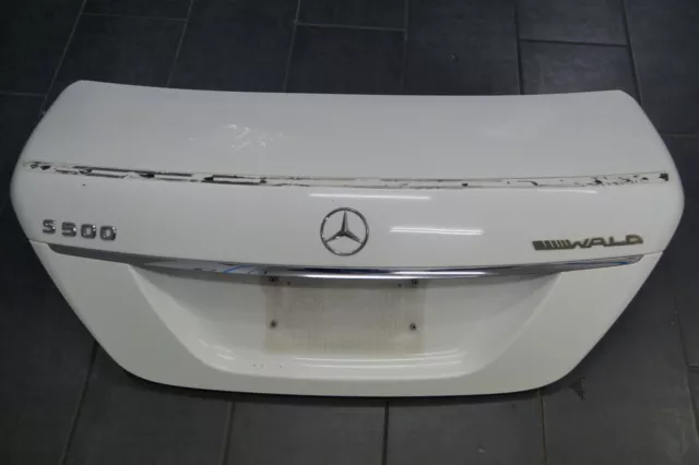 Portellone MERCEDES CLASSE S W221 Cofano Del Bagagliaio S500 Alabastro Bianco