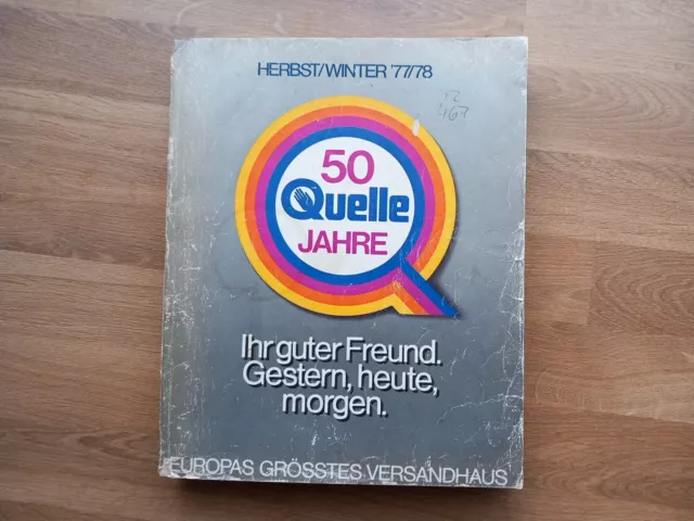 QUELLE Katalog Herbst Winter 1977 / 1978 #A275