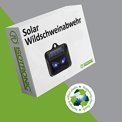 Isotronic Solar Wildschweinabwehr Wolfsvergrämer Waschbär-schreck Ahuyentador
