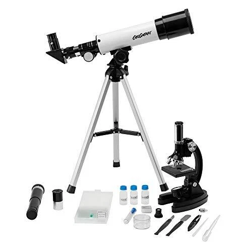 Educational Insights GeoSafari Telescope & Microscope Set 2-in-1 Set STEM Lea...