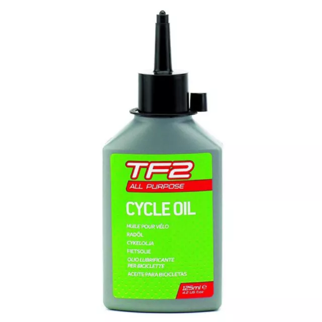 WELDTITE TF2 ALL PURPOSE LUBE ROAD MTB BIKE BICYCLE CYCLE CHAIN OIL - 125ml