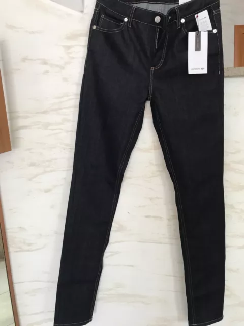 Pantalon Lacoste Femme taille 27 couleur indigo neuf avec étiquettes 