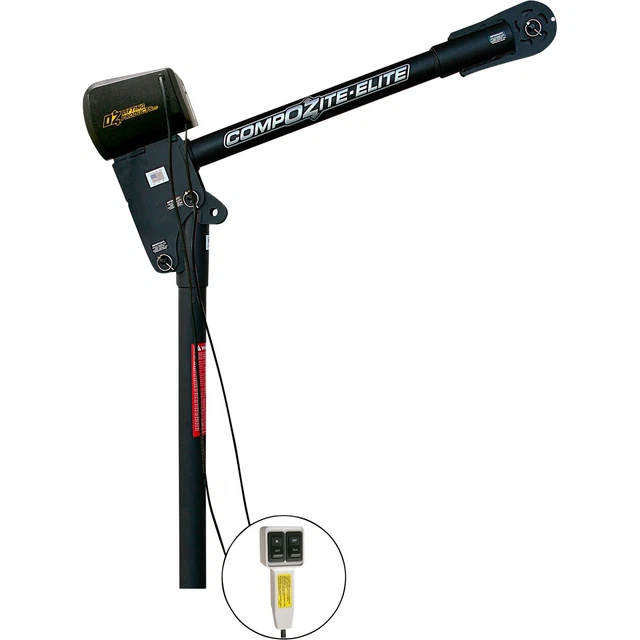 OZ CompOZite Elite Davit Crane w/AC Winch 1200-Lb Cap 74in Height