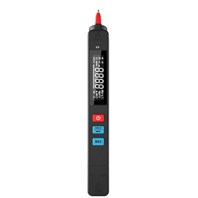 Diode Identification Z5 Multimeter Tester Capacitance Ohm Diode Hz NCV Black