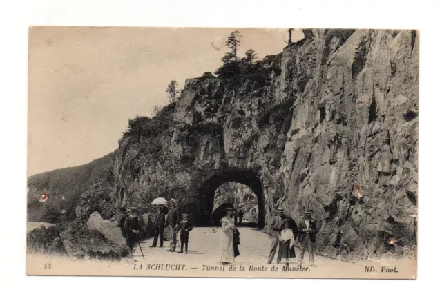 88 - CPA - La Schlucht - Tunnel Of La Road Munster (B1906)