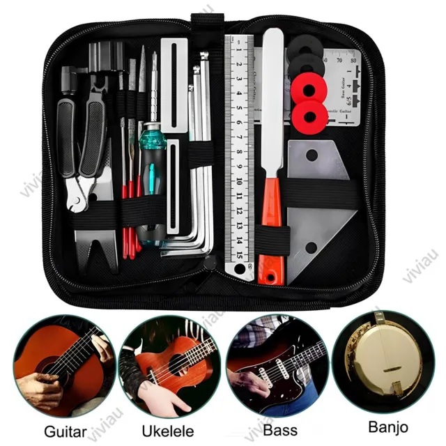 Luthier Guitar Care Kit Repair Maintenance Tools Guitar Tool Pliers Full Set