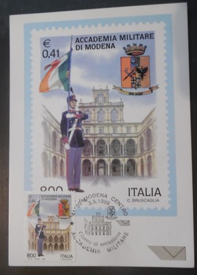 CFG006 ESERCITO ITALIANO ACCADEMIA MILITARE MODENA MAK 100 1988 ANNULLO 