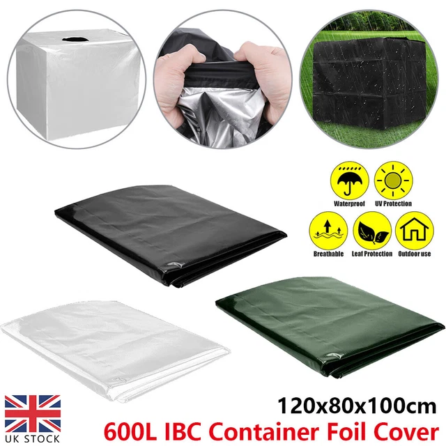 WATERPROOF WATER TANK Cover 600L IBC Tank Container UV Film Protective Cover UK £10.92 PicClick UK