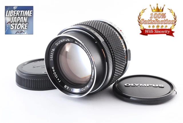 Olympus E. Zuiko 100mm F/2.8 Auto-t Om-System Mf Objectif Om Support [ EXC+ 5]