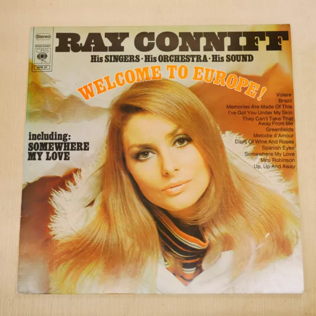 Ray Conniff Welcome to Europe Somewhere My Love Singers Orchestra Sound Vinyl LP