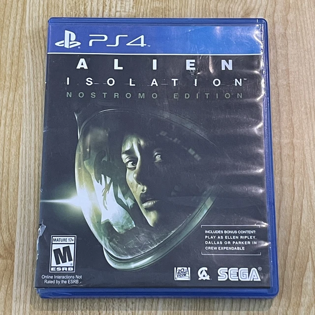 ALIEN ISOLATION NOSTROMO Edition Sony Playstation 4 2014 PS4 complet ...