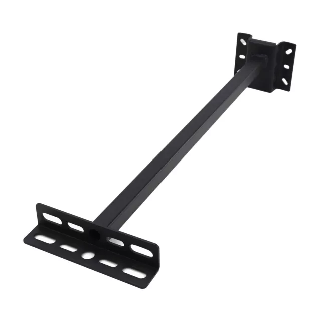 LED Floodlight Wall Extension Arm Bracket with Cable Management Med/Large Black