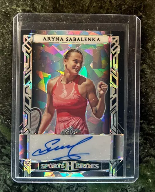 2024 LEAF METAL Sports Heroes Aryna Sabalenka Auto 8/15 Crystal