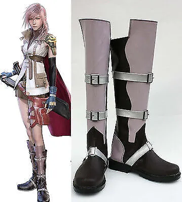 Final Fantasy lightning FF XIII 13 Cosplay Shoes Boots shoes boots zapato new