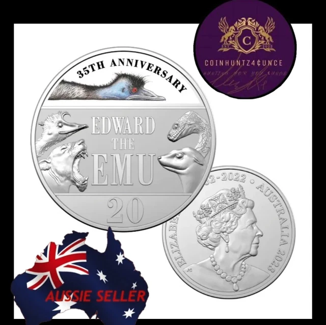QEII HM REGINA COLOURED 20c Twenty Cents 2023 Memorial Obverse WITH BOOK